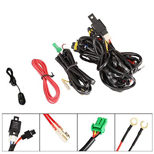Fog Lights Winjet for [2007 2008 2009 2010 2011 2012 Ford Escape] Driving Fog Lights + Switch + Wiring Kit