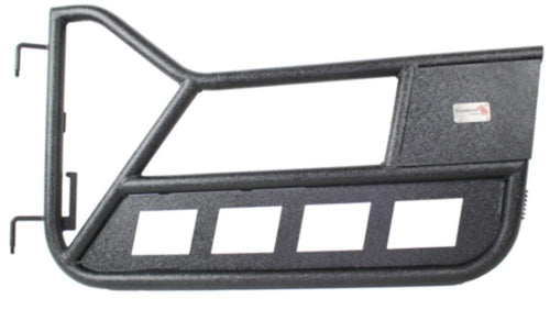 Jeep Front Tube Doors FISHBONE Offroad 97-06 Wrangler TJ Black Textured Powdercoat Steel