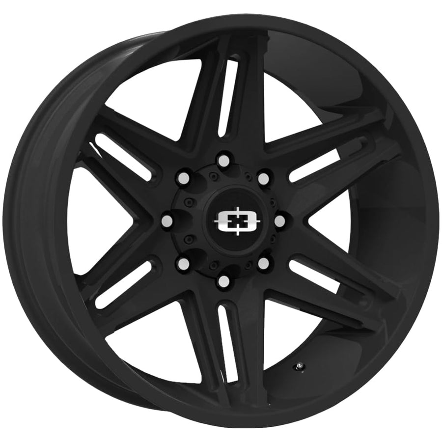 Custom Wheel Vision 363 RAZOR - 22x10, -19 Offset, 8x170 Bolt Pattern, 125.2mm Hub - Satin Black Rim