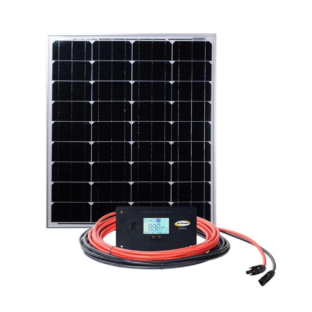 Go Power GP-ECO-80 80W Solar Trickle Charger 4.6A Kit