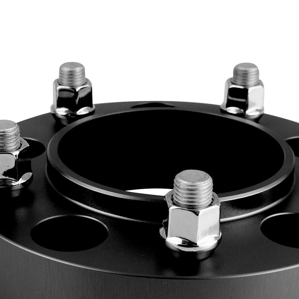 Borne Mishimoto Off-Road Wheel Spacers, 5x150, 110.1 Center Bore, M14x1.5, 25mm, Black