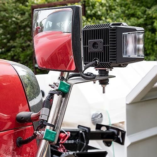Buyers Products Mirror Mount PLB15SS Plow Light Bracket Kit for International Harvester HV 507 Series, Stainless Steel Construction, Mount Easily, International Harvester HV 507 Accessories