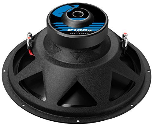 Planet Audio Car AC15D Subwoofer - 2100 Watts Maximum Power, 15 Inch, Dual 4 Ohm Voice Coil, Easy Mounting, Sold Individually…