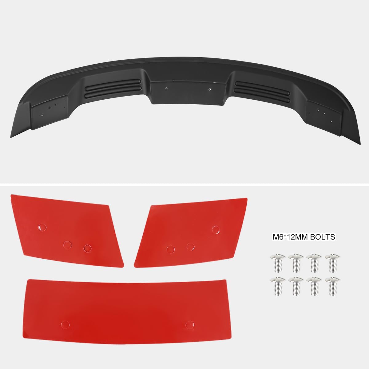 GT500 Style Spec-D Tuning Matte Black ABS Rear Trunk Spoiler for 2015-2022 Ford Mustang Models
