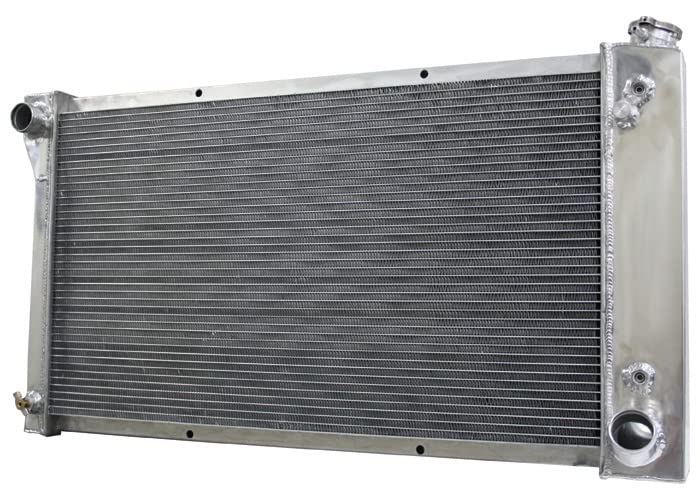 ALR72C2 Brothers Trucks Radiator - Aluminum - Auto - V8-2 Row