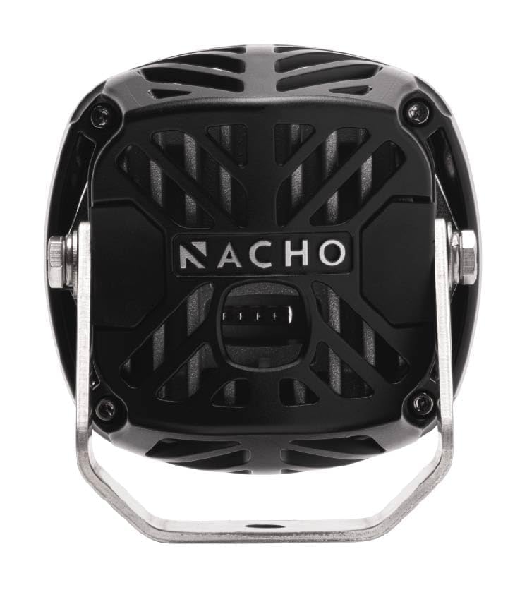 Quatro PM411 NACHO Spot Flood Combo Offroad LED Lightning 4 in 60W each Effective Lumens 14,400 Candela 124,000 - Pair