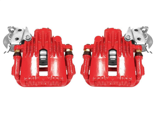 Power Stop S4540 Rear Pair of High-Temp Red Powder Coated Calipers For Chevrolet Camaro 1993-1997, Pontiac Firebird 1993-1997 [Model Specific]