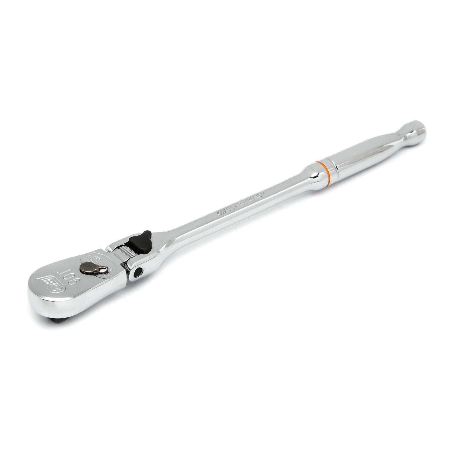 3/8" Drive GEARWRENCH 90 Tooth Locking Flex Head Teardrop Ratchet 11" - 81266T