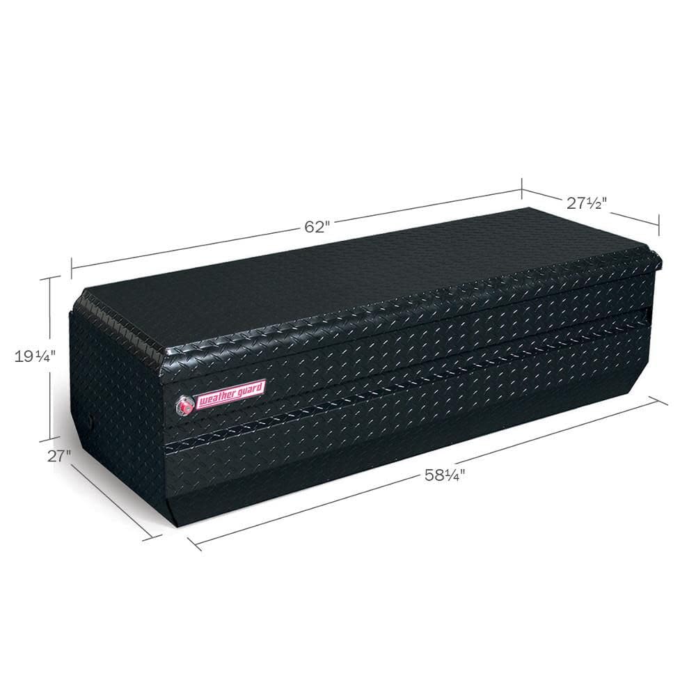Chest Truck Box,62 in.W,27-1/2 in. D,Blk