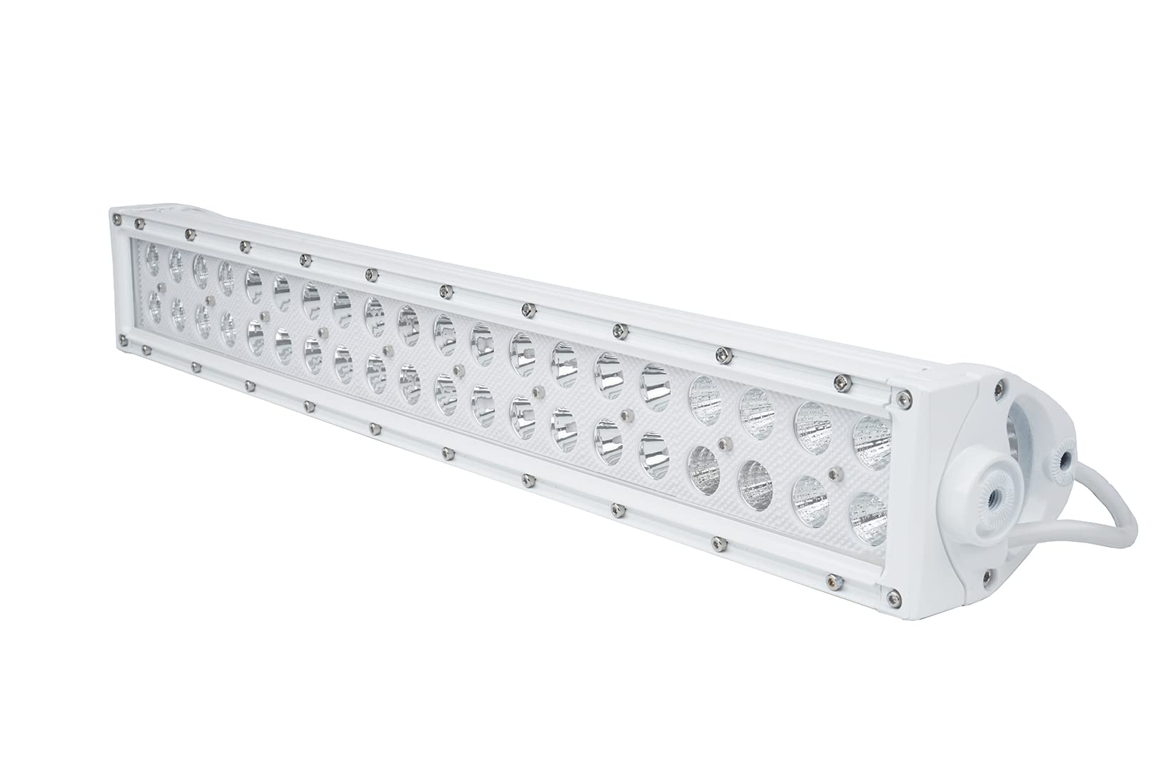 Race Sport Lighting 20inch MS120WWDS Marine Grade Dual Row Straight Light Bar with 120-Watt 40 x 3W High Intensity CREE LEDs