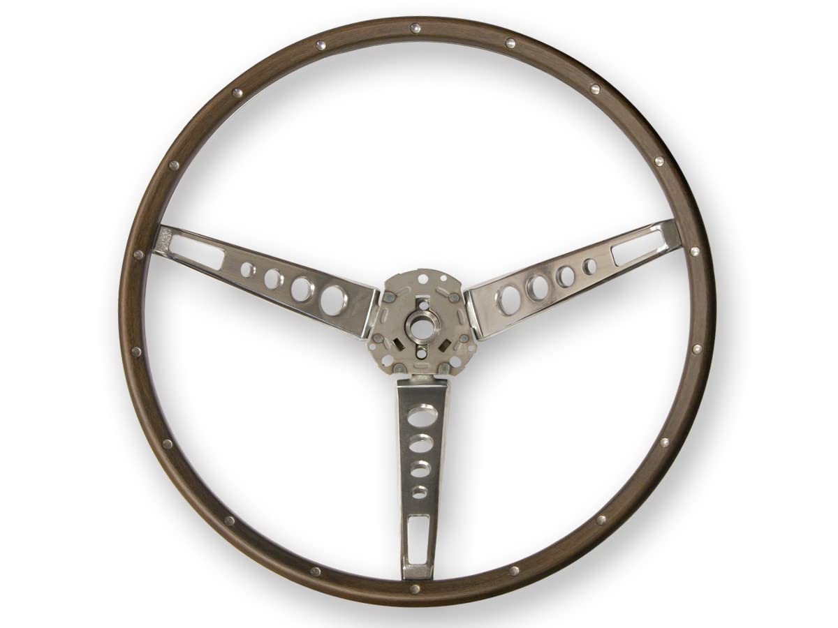 Classic Scott Drake - 65-66 Dlx Wood Steering Wheel (C5ZZ-3600-N)