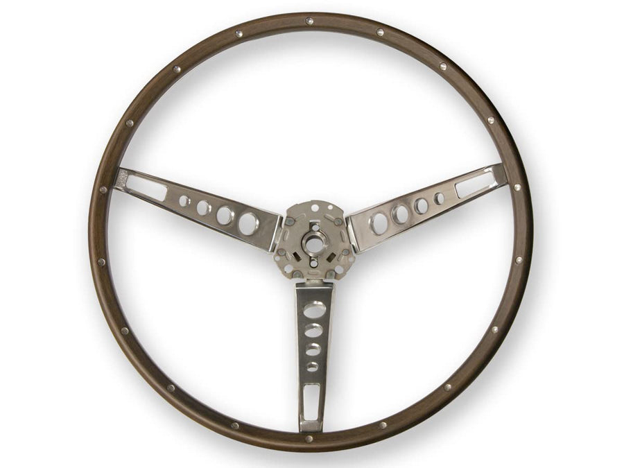 Classic Scott Drake - 65-66 Dlx Wood Steering Wheel (C5ZZ-3600-N)