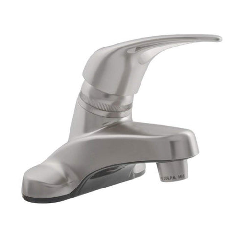 Dura Faucet RV DF-PL100-SN Single Lever Bathroom Faucet (Brushed Satin Nickel Plating Over ABS Plastic)