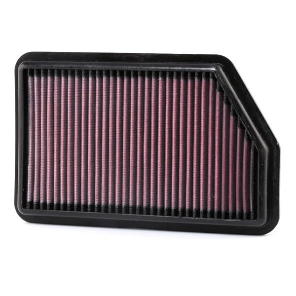 K&N Original High-Flow Lifetime Engine Air Filter: Increase Power & Acceleration, Washable, Replacement Air Filter: Compatible with 2010-2019 Hyundai/Kia (i40, Elantra, GT, i30, Tucson, Forte) 33-2451