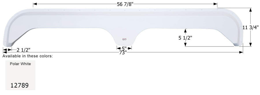Fender Skirt ICON, Tandem, Sunnybrook, FS2789, Polar White