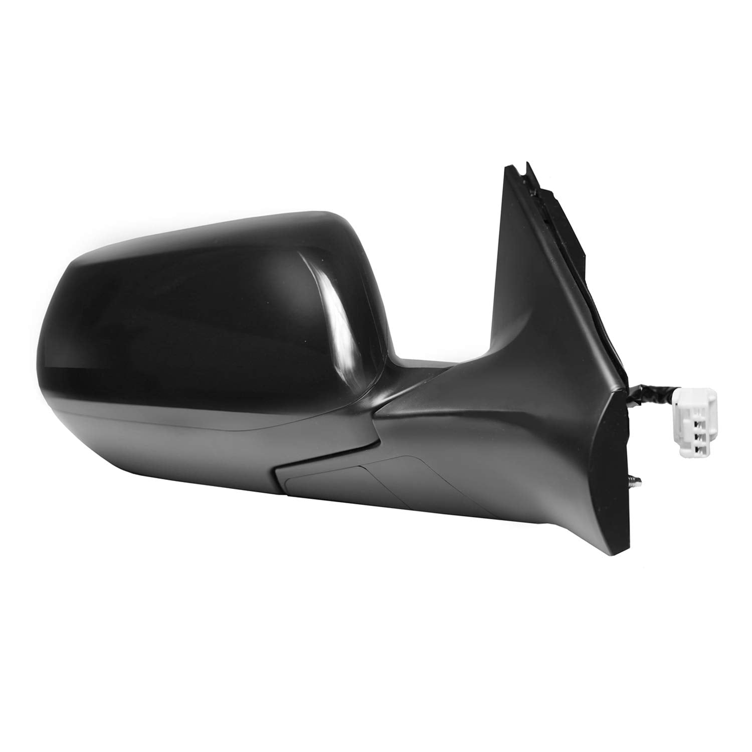 Passenger Side Fit Mirror for HONDA CR-V LX, (US Built, textured black w/PTM cover, foldaway), w/o turn signal, w/o BSDS, w/o camera, Power (63069H)