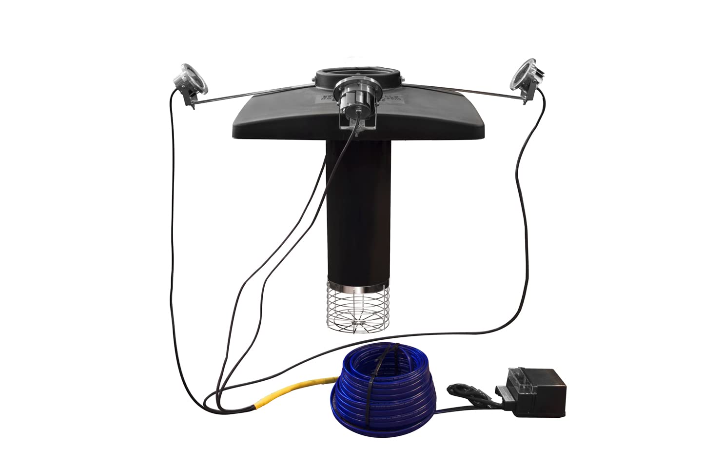 Scott Aerator Outdoor Night Glo Fountain LED Light Set Fountains and Display Aerators | Set of 3 Warm White Light Kits with Accessories | Efficient Outdoor Pond Lights | Made in USA