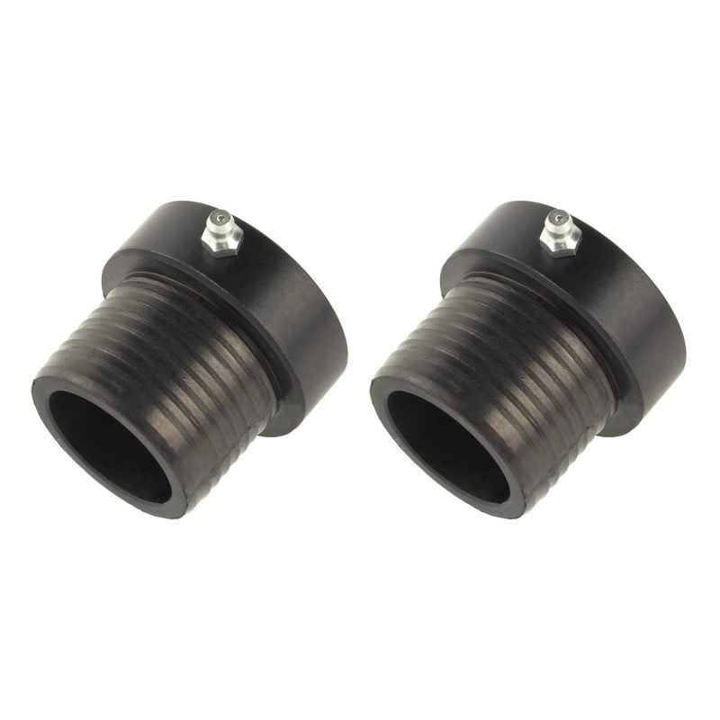 MG21103 TEN Factory Tube Seals (Axle Dust Shield) for Dana 30/44 Axles, Black Finish, Left & Right - Fits Jeep Wrangler TJ/YJ/JK, Cherokee XJ, Dana 30 Reverse, Dana 44 Standard & JK Reverse