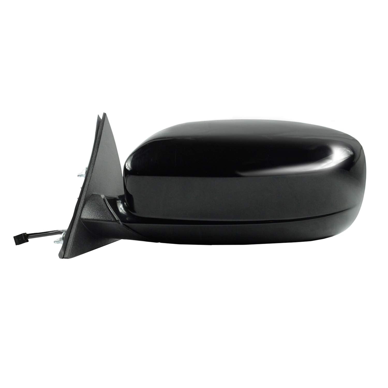 Driver Side Fit Mirror for Dodge Charger, Code GUK/XR, Textured Black w/PTM Cover, Foldaway, w/o Memory, Heated Power