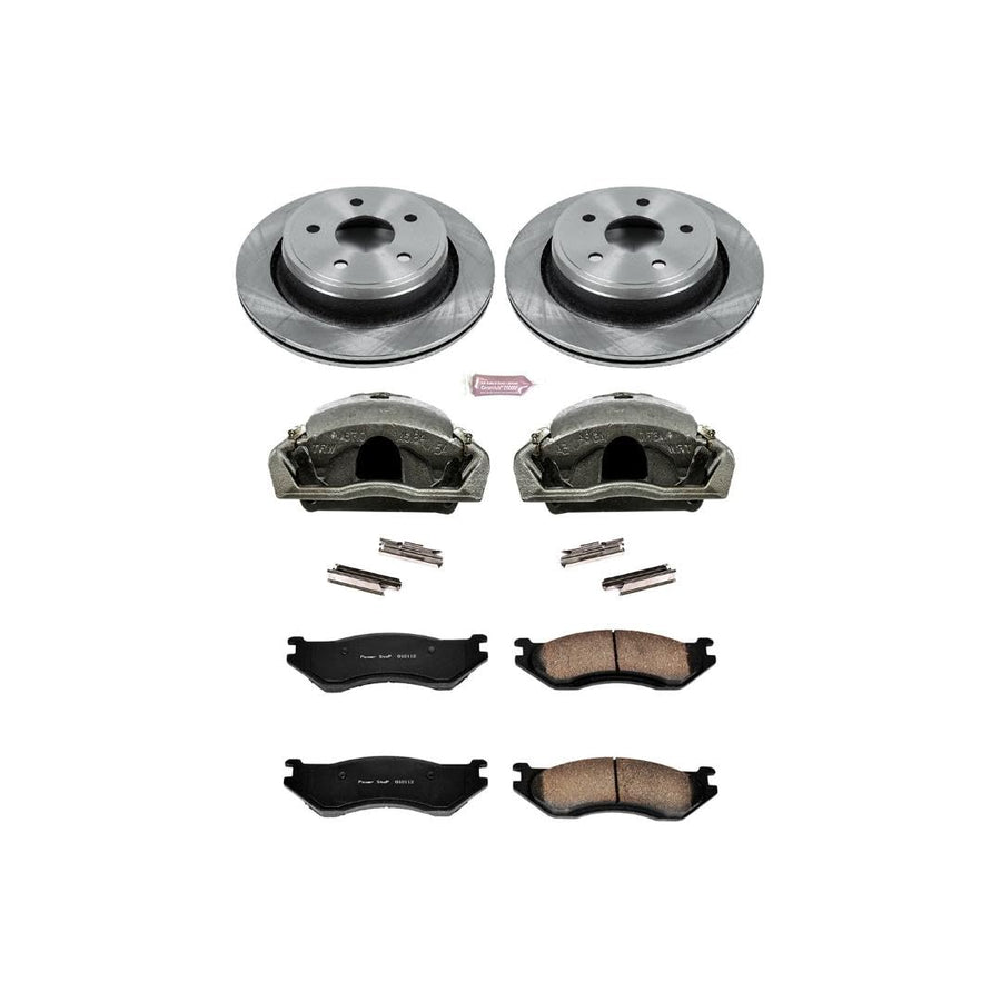 Power Stop KCOE2167 1-Click OE Replacement Brake Kit with Calipers For Dodge Ram 1500 Autospecialty 2003-2005 [Model Specific]