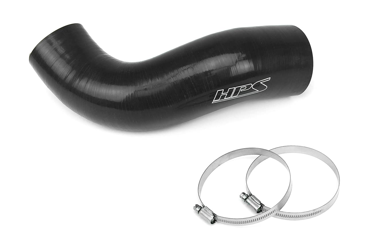 3-ply HPS Black Reinforced Silicone Air Intake Hose Kit 57-1922-BLK