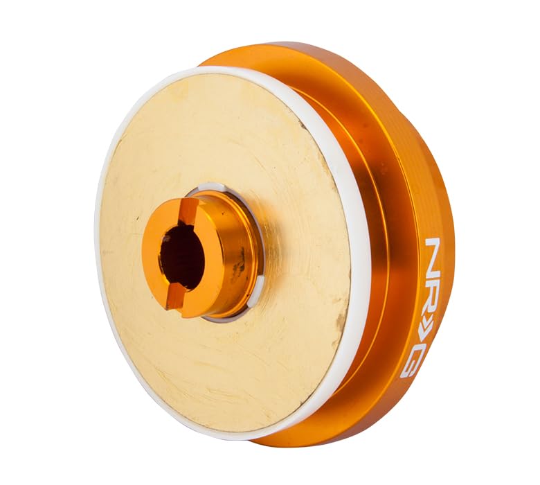 NRG Innovations Steering Wheel NRG-SRK-110H-RG Quick Release Short Hub Adapter 6 X 70mm Bolt Pattern, Retain Horn & Turn Signals, Rose Gold Body