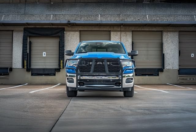 Vaquero Road Armor 4251-BRSH Front Grille Guard - Texture Black - Compatible with: 2019-2026 Dodge Ram 1500