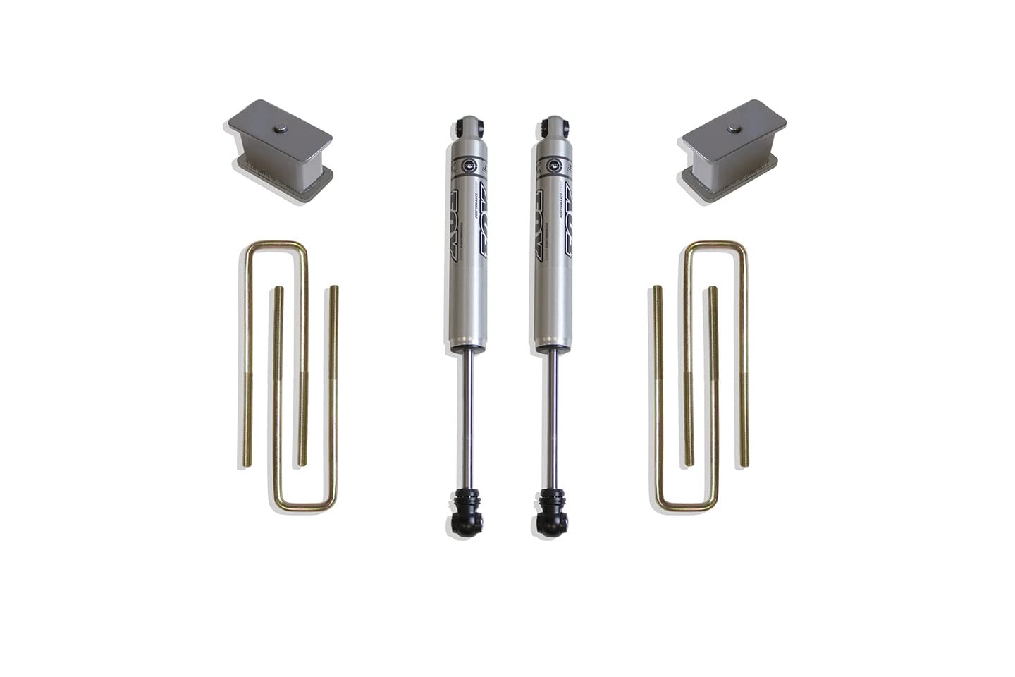 U-BOLTS 3" LIFT BLOCKS R FOX SHOCKS