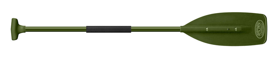 5-foot Crooked Creek Synthetic Boat Paddle, Olive - Features a Hybrid Grip for Full Palm Support and More Natural Motion (50456)