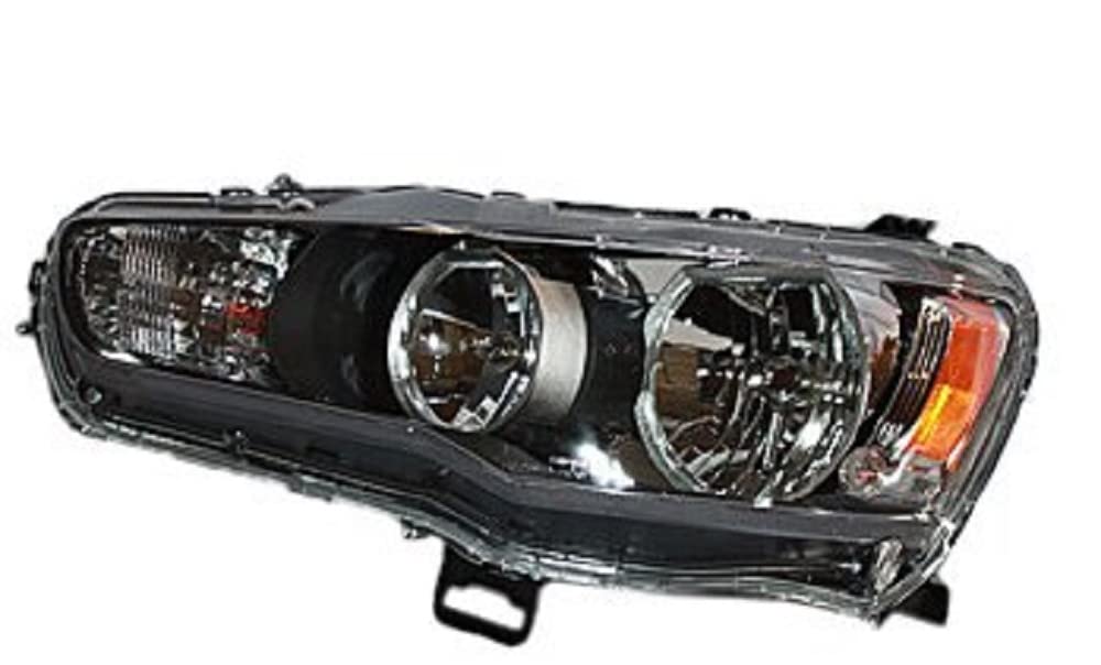 Left TYC Headlight Assembly Compatible with 2008-2009 Mitsubishi Lancer