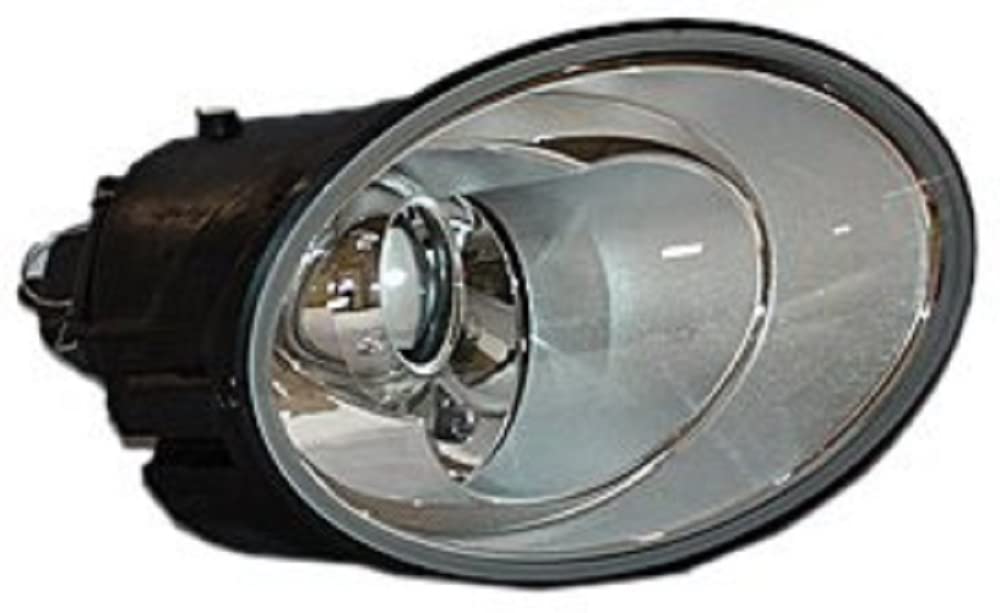 Right TYC Headlight Assembly Compatible with 2006-2010 Volkswagen Beetle