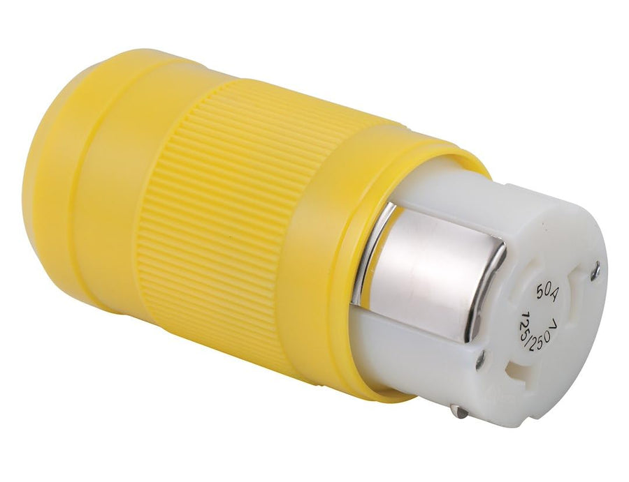 50 Amp ParkPower by Marinco 6364CRV, 125/250V 3 Pole, 4 Wire Locking Female Connector