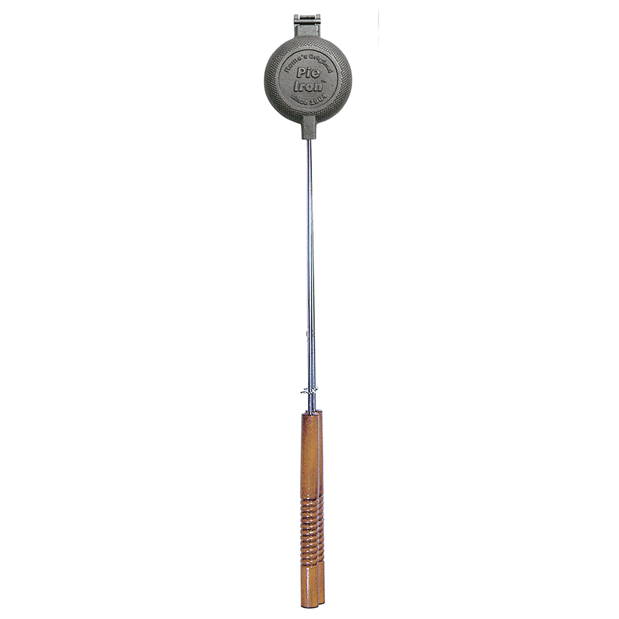 Round Pie Iron Rome's with Steel and Wood Handles