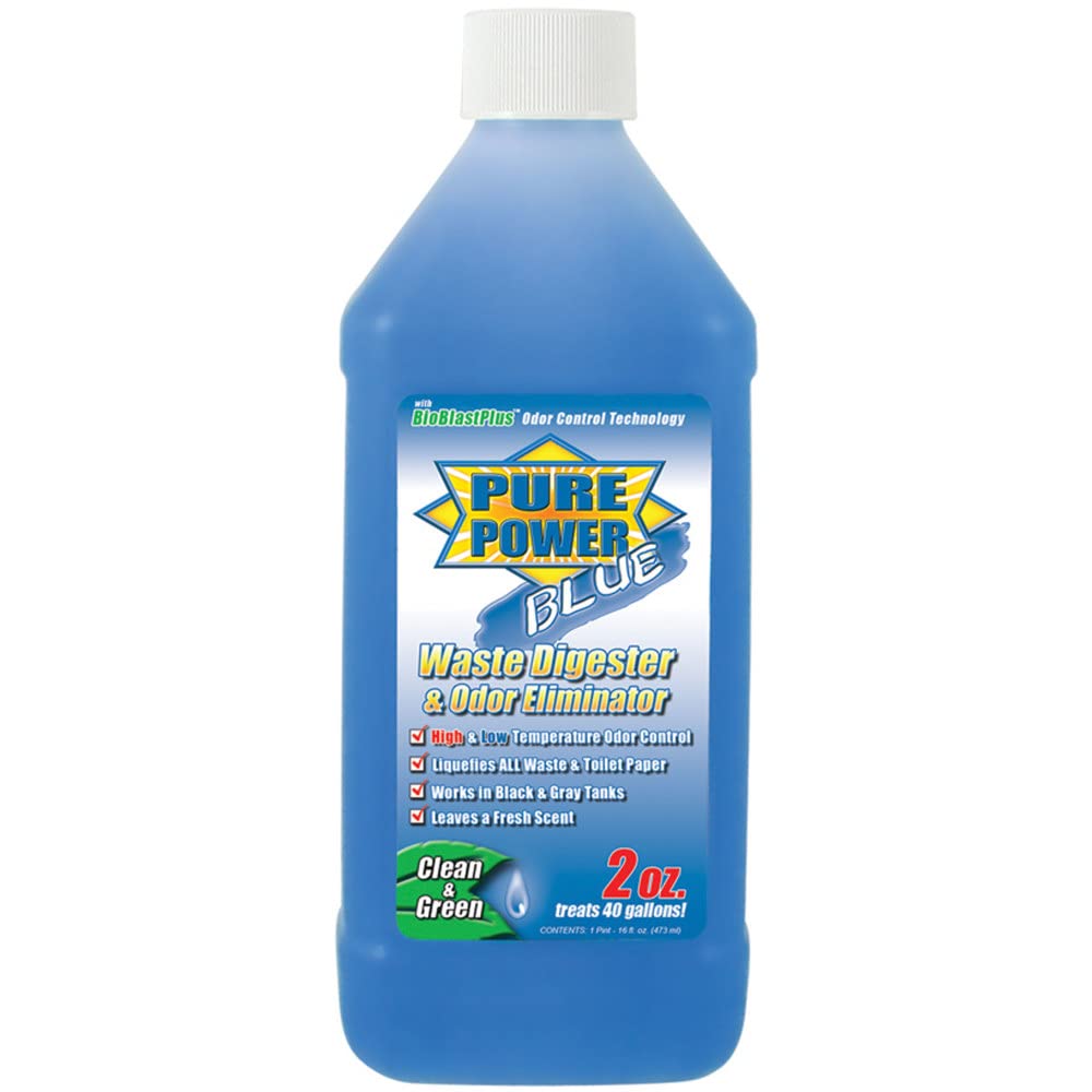 Valterra V23001 Waste Digester and Odor Eliminator 'Pure Power Blue' - 16 oz. Bottle