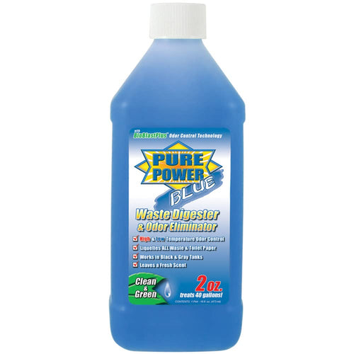 Valterra V23001 Waste Digester and Odor Eliminator 'Pure Power Blue' - 16 oz. Bottle