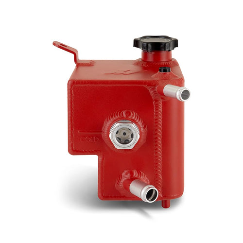 Mishimoto Coolant Expansion Tank, Aluminum Compatible with Toyota GR Corolla 2023+, Micro-Wrinkle Red
