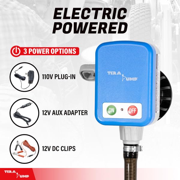 Terapump - Lightweight TREDRUMD Electric Drum Pump for DEF, Antifreeze, and Washer Fluid