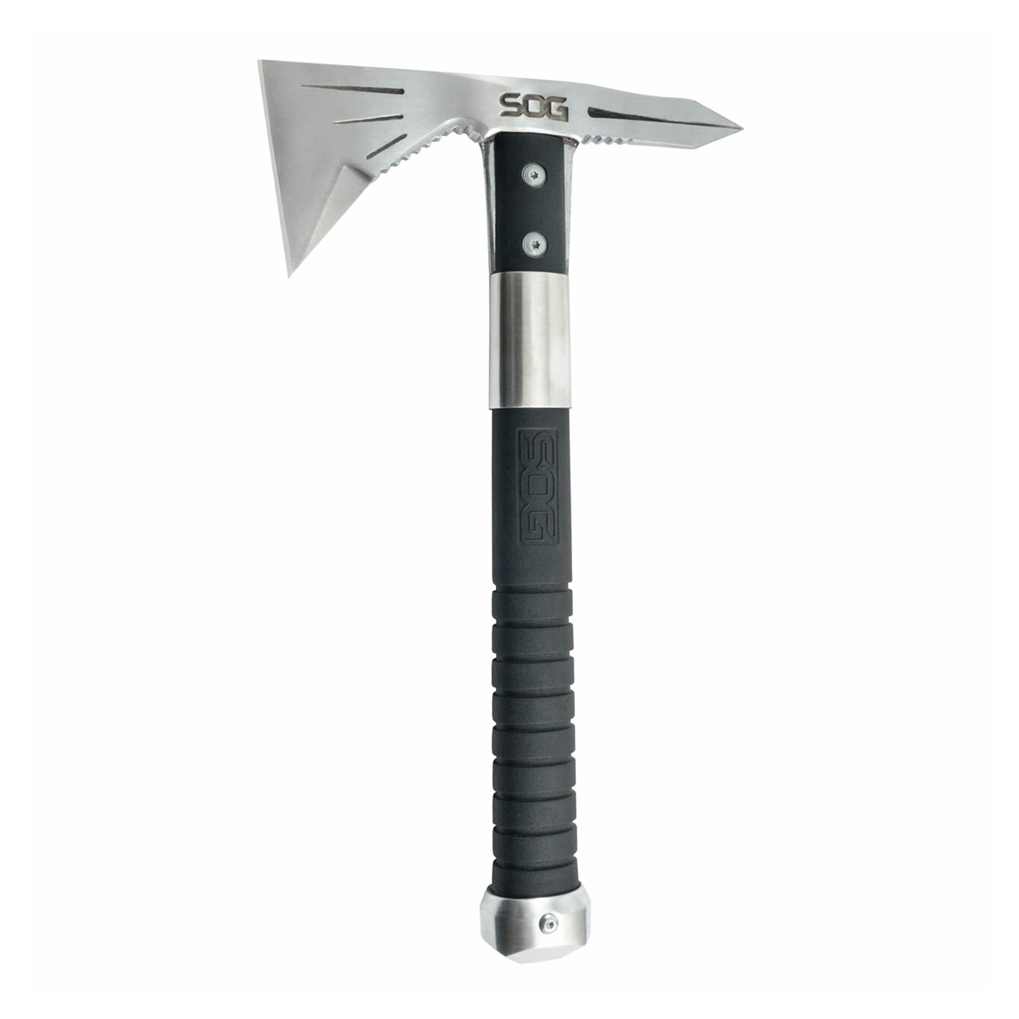 SOG Tactical Hatchet Tomahawk - Voodoo Hawk Mini Tactical Axe, Throwing Hatchet w/ 2.75 Inch Blade for Survival Sports and Camping Axes (F182N-CP)