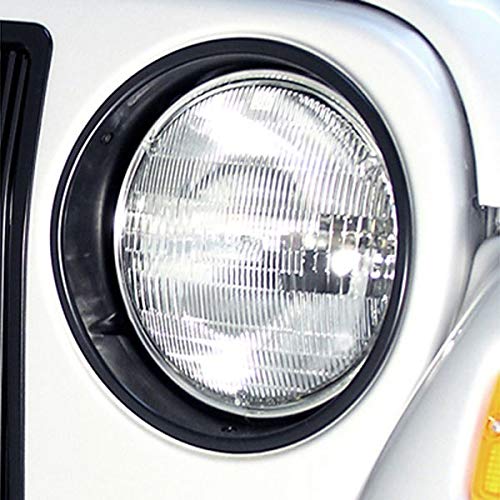 Headlight Bezel Kit, Black | Rugged Ridge | 12419.23 | Fits 1997-2006 Jeep Wrangler TJ