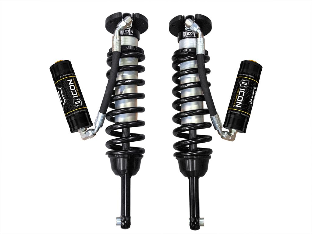 Extended Travel ICON 2.5 Remote Reservoir Coilover Kit, Compatible with 2005-Up Toyota Tacoma, 58735