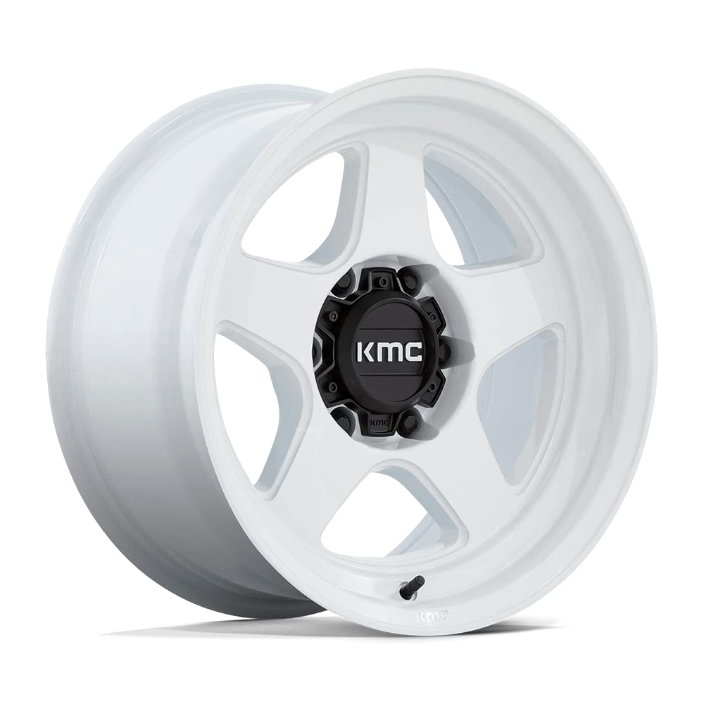 KMC Wheels 17X8.5 KM728 G-WHT 6X120 -10MM - KM728WX17857710N