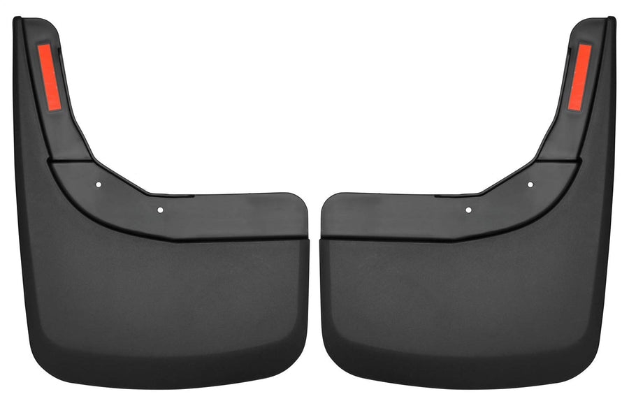 Husky Liners Mud Guards Custom | Fits 2019-2026 Chevrolet Silverado 1500 (Excludes ZR2, LT Trail Boss, Custom Trail Boss) | Rear Set, 2-pc Black - 59261