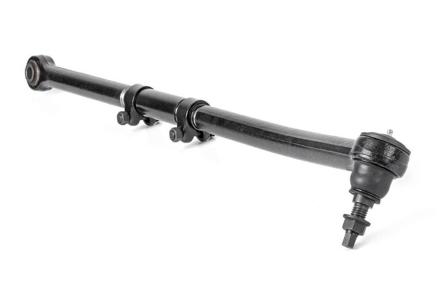 Forged Rough Country Front Adjustable Track Bar for 2017-2022 Super Duty - 51002,Black