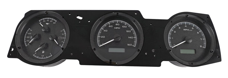 Dakota Digital VHX Analog Dash System 70 71 72 Oldsmobile Cutlass Black Alloy Blue VHX-70O-CUT-K-B