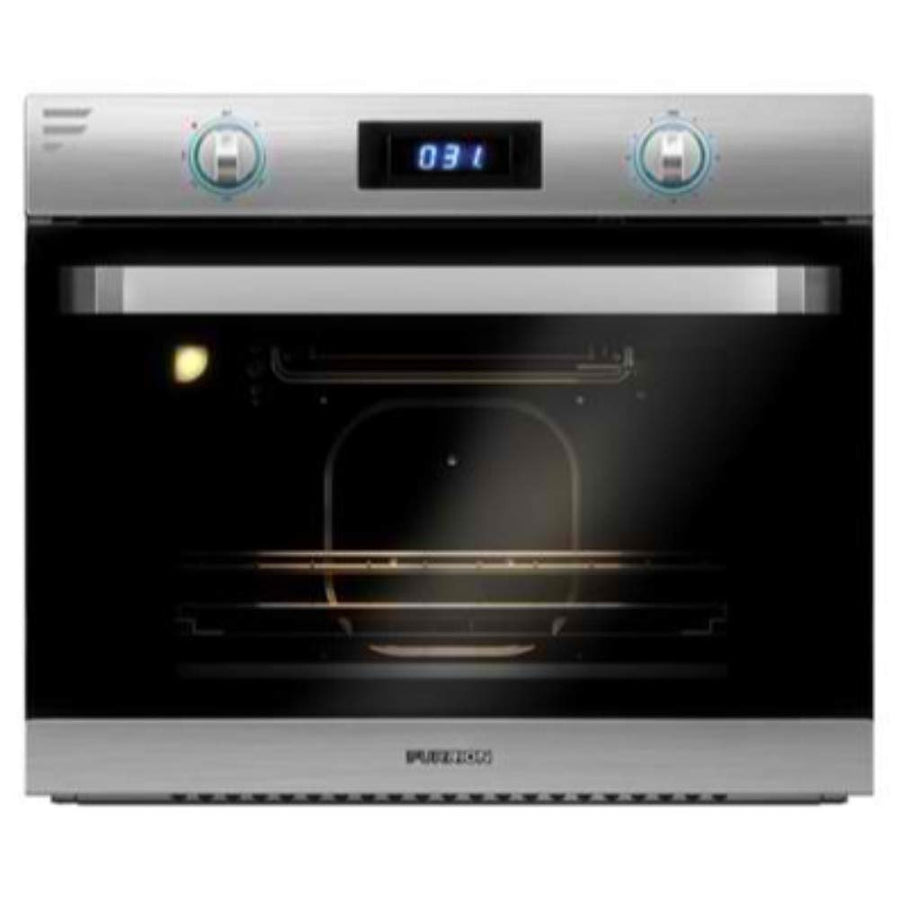 Built-in Oven Lippert Components 694312 with LED Knobs - Stainless Steel