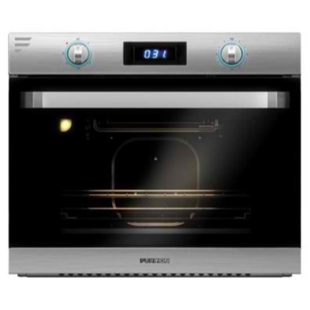 Built-in Oven Lippert Components 694312 with LED Knobs - Stainless Steel
