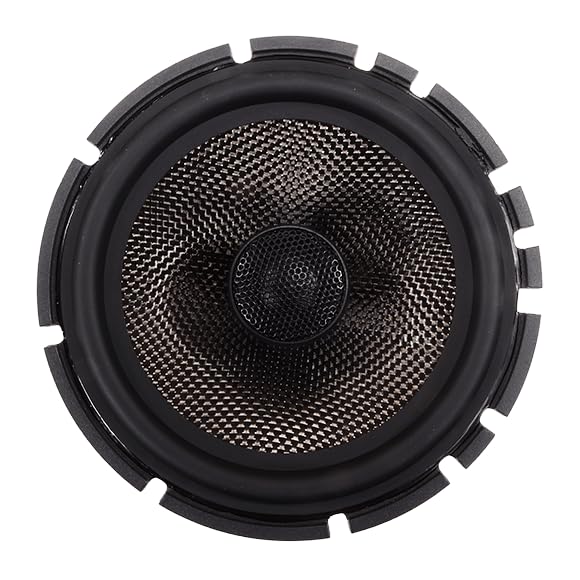 6.5" Sundown Audio SA-6.5CS Component Car Audio Speaker System - 120W RMS (Pair) - Silk Dome Tweeters, Hybrid Fiber Cone Midrange, Cast Aluminum Frame, Adjustable Crossover for Immersive Sound