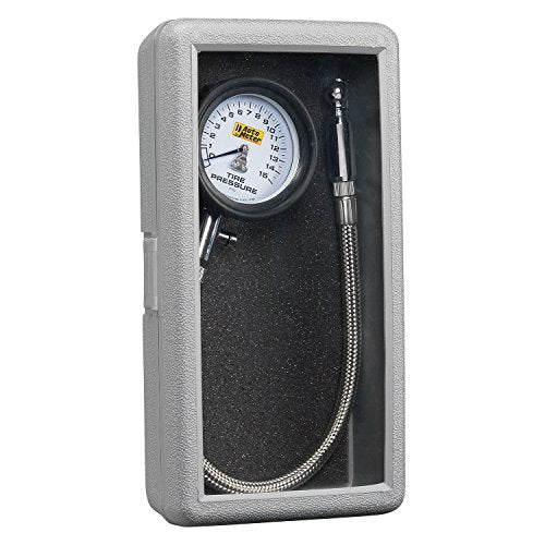 0-15 PSI Auto Meter (2159) Analog Tire Pressure Gauge