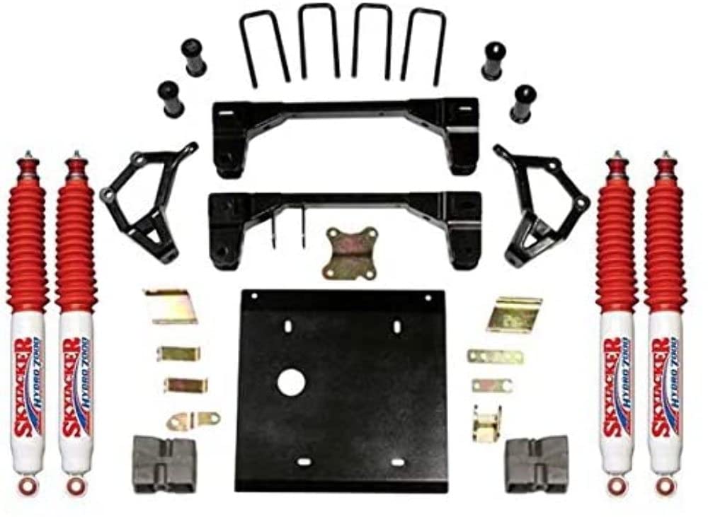 Skyjacker Suspension Lift Kit T432K-H w/Shock 4 in. Lift 3.25 in. Wide Rear U-Bolts