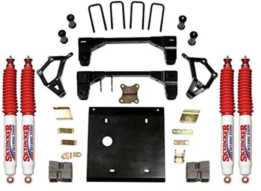 Skyjacker Suspension Lift Kit T432K-H w/Shock 4 in. Lift 3.25 in. Wide Rear U-Bolts